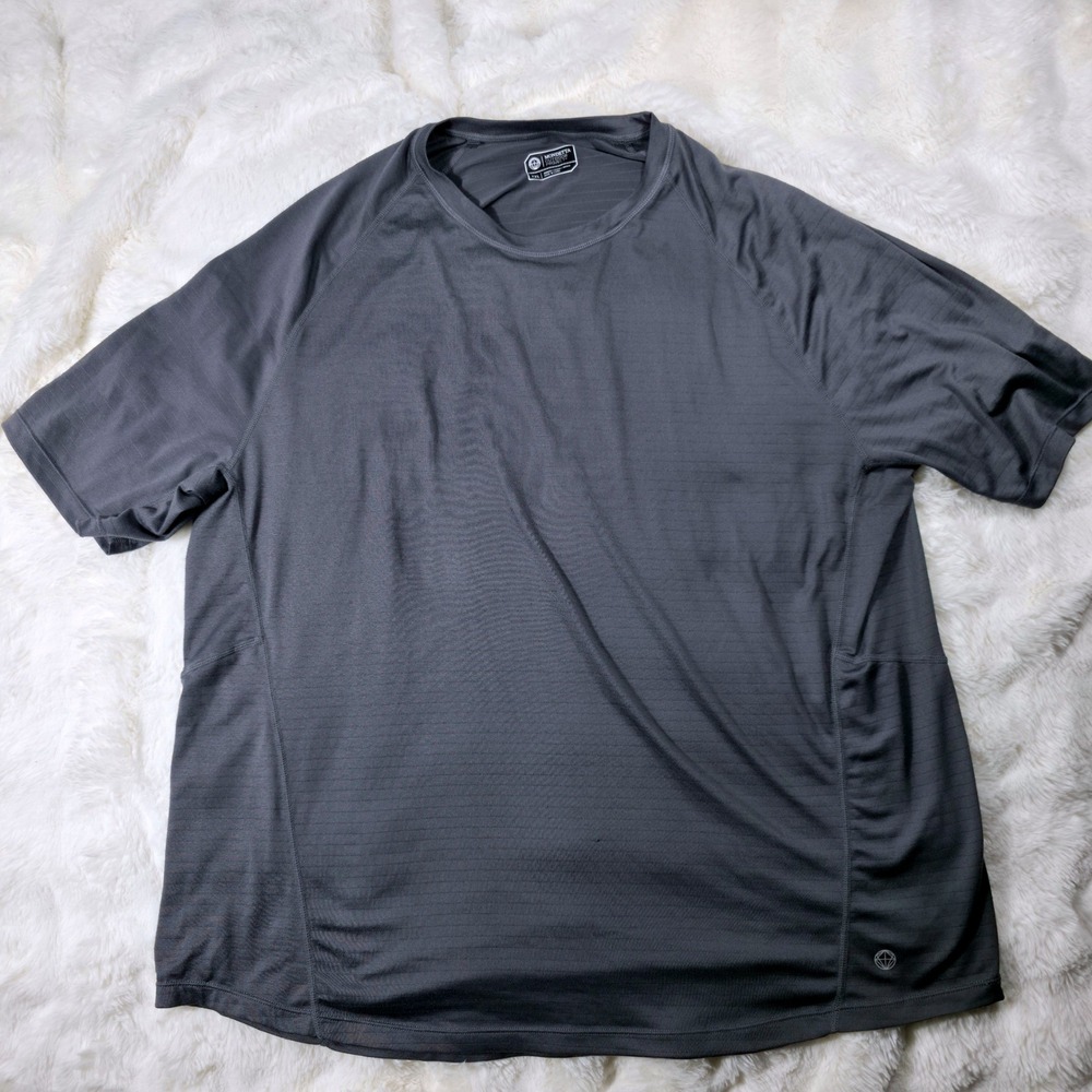 Mondetta Outdoor Project Performance Tee Mens XXL Gray Excellent Raglan Stretch